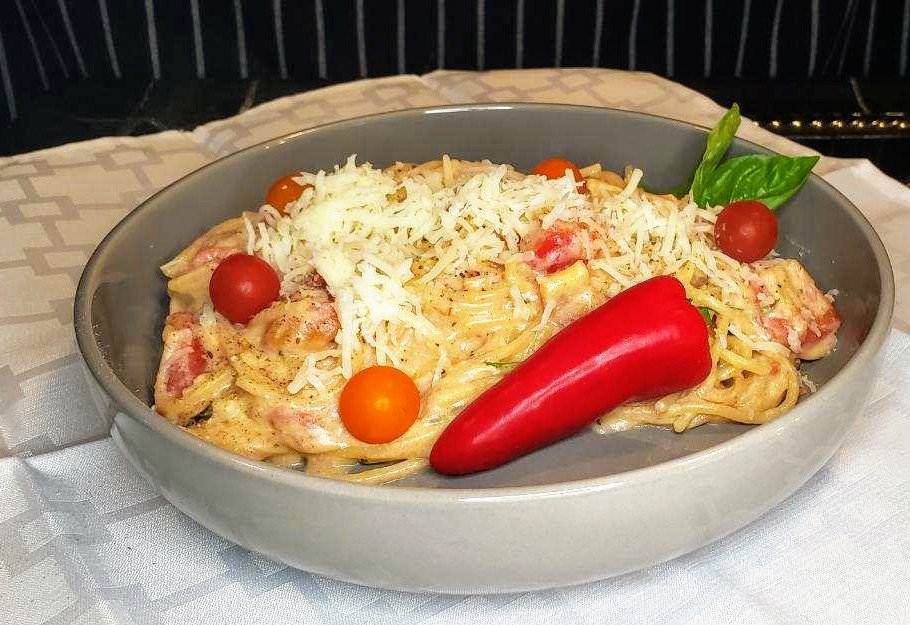 Savory one pot ricotta pasta